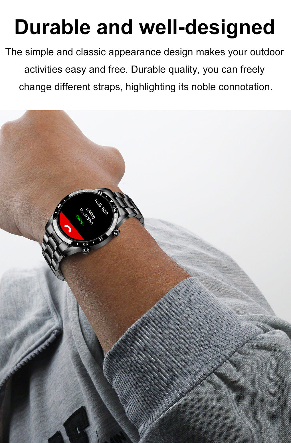 New Smart Watch Upgradeable Smart watch with Wearable straps