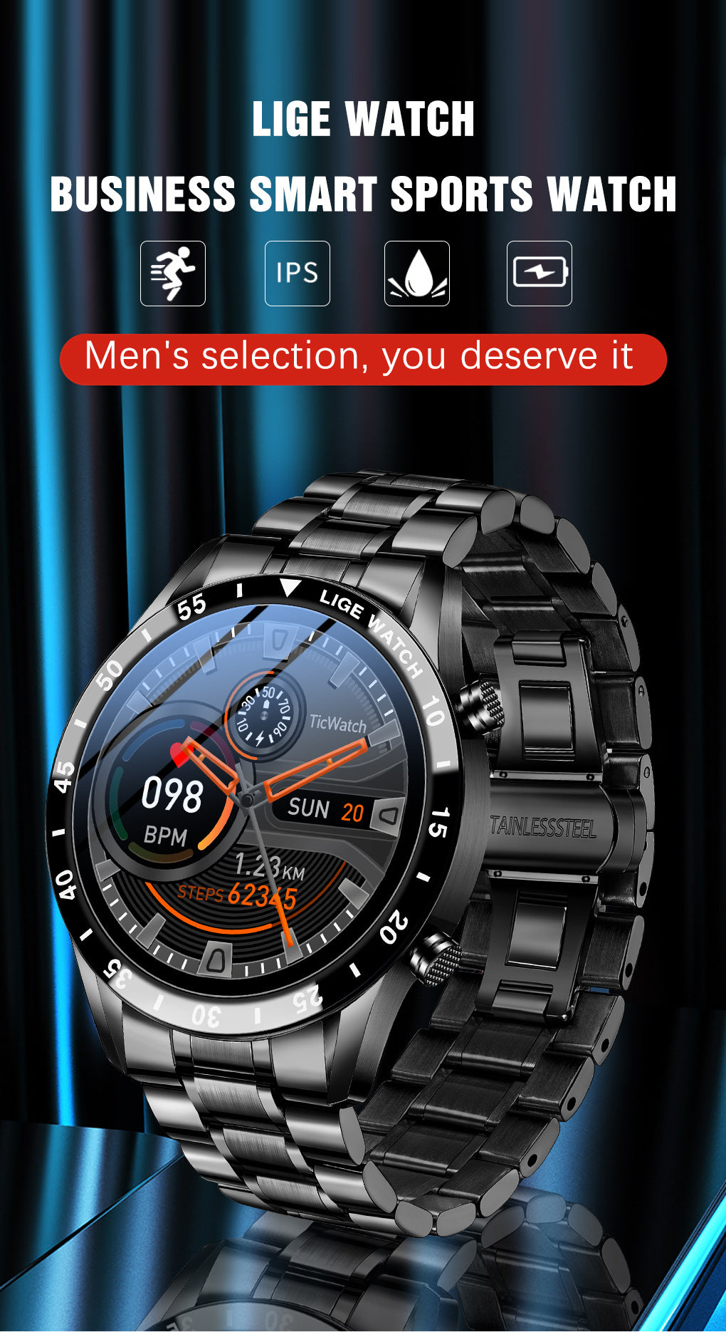 New Smart Watch Upgradeable Smart watch with Wearable straps